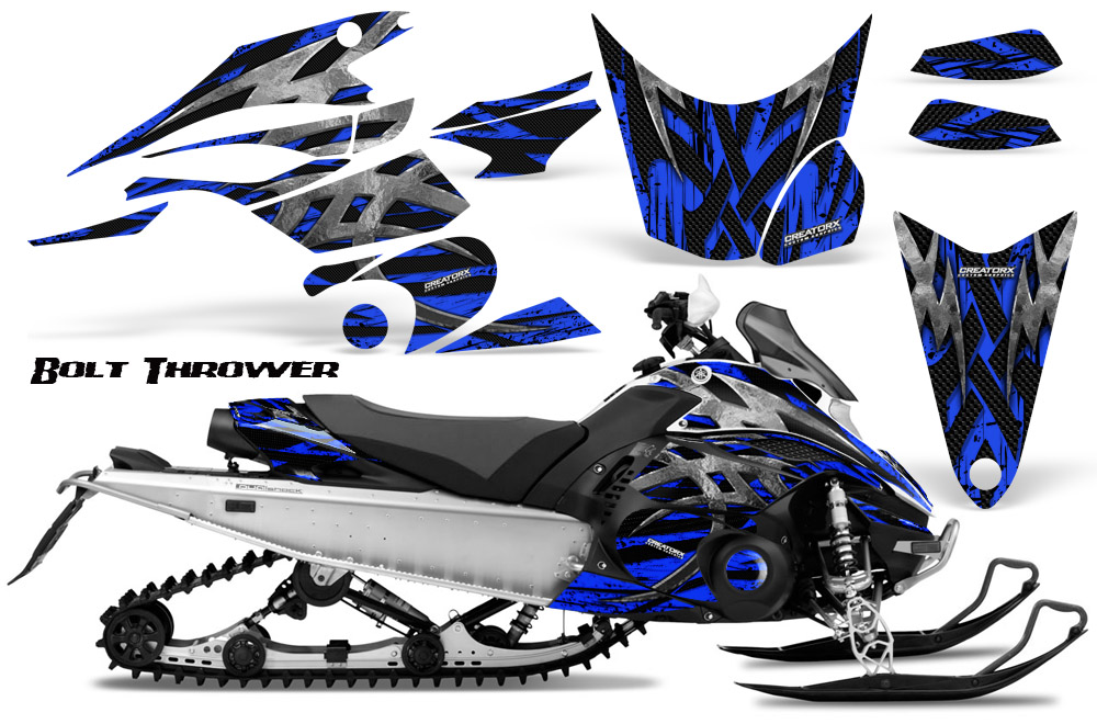 Yamaha FX Nytro 2010 Graphics Kit Bolt Thrower Blue